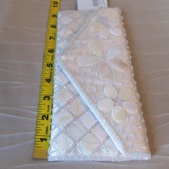 NWT Mod by Design Mother of Pearl Clutch - Picture 10 of 12